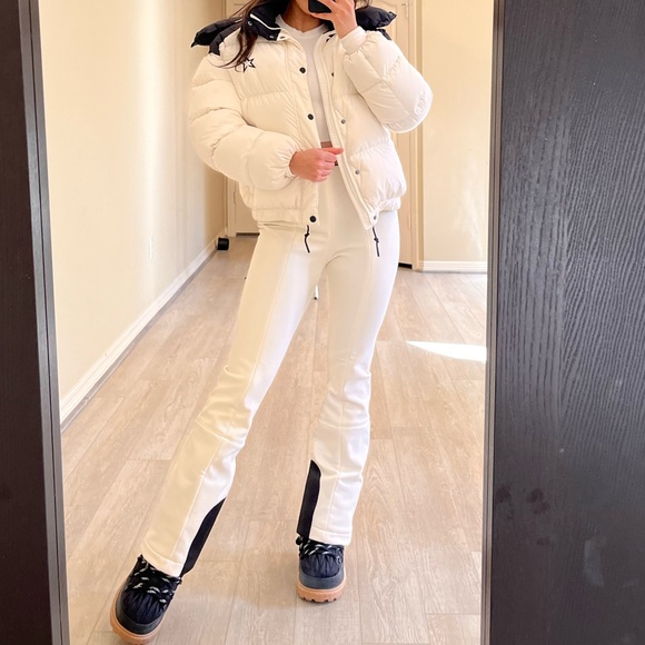 Perfect Moment White Black Puffer Snow Ski Jacket - Picture 6 of 13